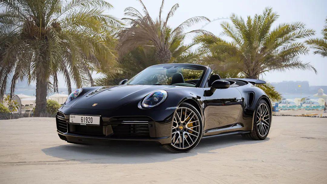 porsche 911 Turbo S Spider Black