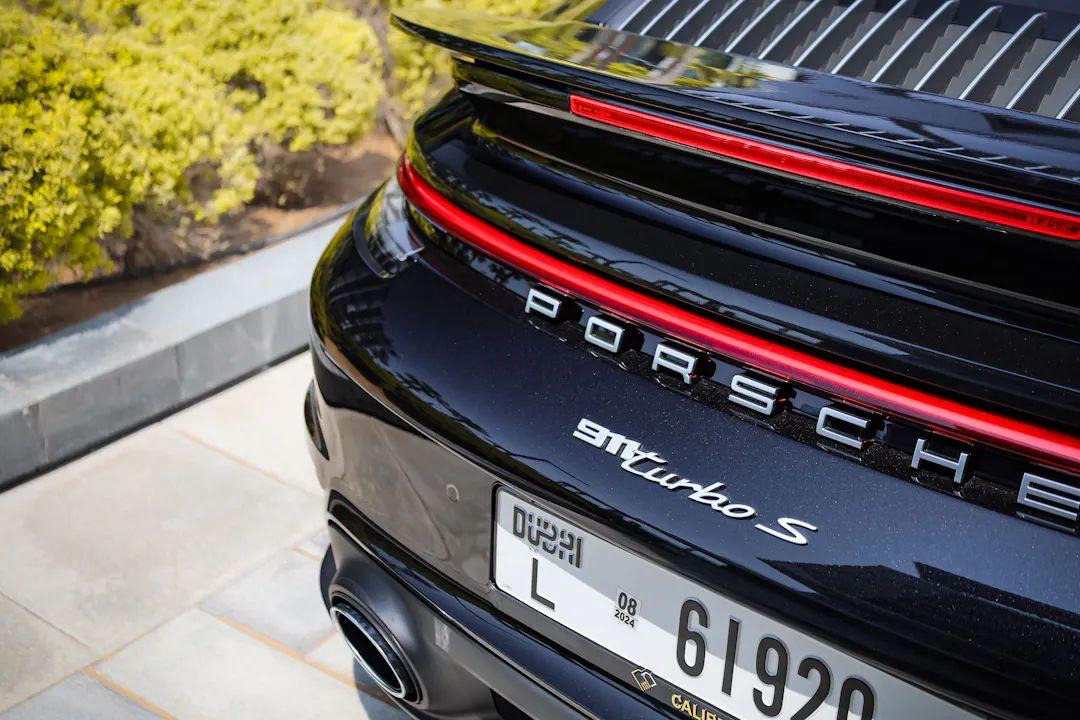 porsche 911 Turbo S Spider Black